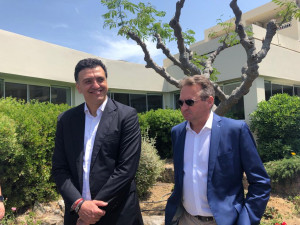 Ο Κικίλιας στo νέο αθλητικό ξενοδοχείο στη Λήμνο
