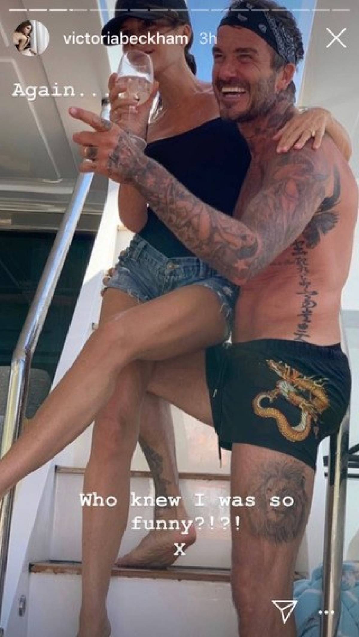 Οι Beckhams κάνουν διακοπές