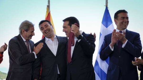 ΗΠΑ-Γερμανία-ΝΑΤΟ «βάζουν πλάτη» για να περάσει η συμφωνία των Πρεσπών