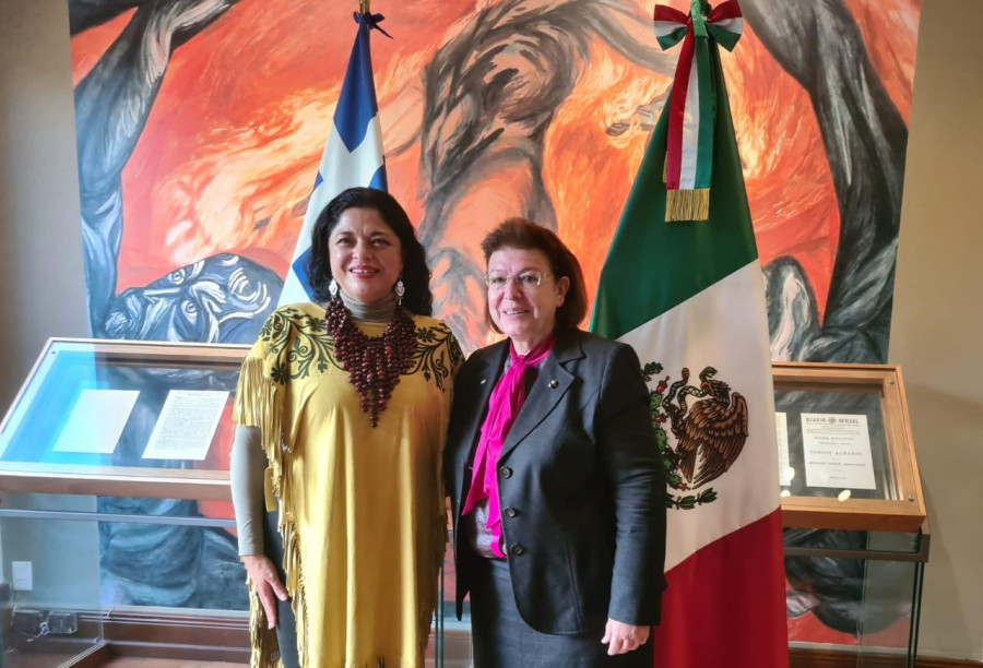 Συνάντηση Μενδώνη με τη Μεξικανή Υπουργό Πολιτισμού- Τι συζήτησαν