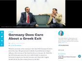 Η Γερμανία φοβάται το Grexit αλλά... μπλοφάρει, υποστηρίζει το BloombergView