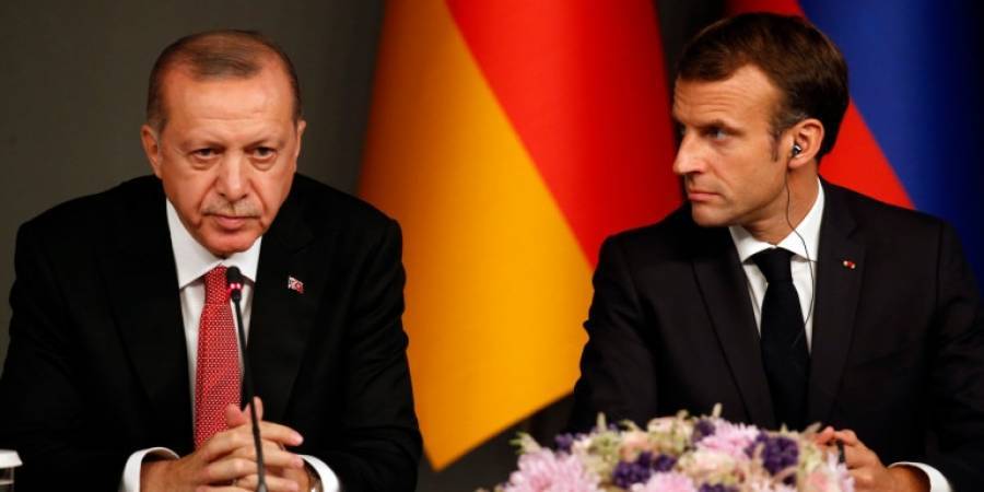 Μακρόν: Παράγοντας αποσταθεροποίησης η επεκτατική πολιτική του Ερντογάν