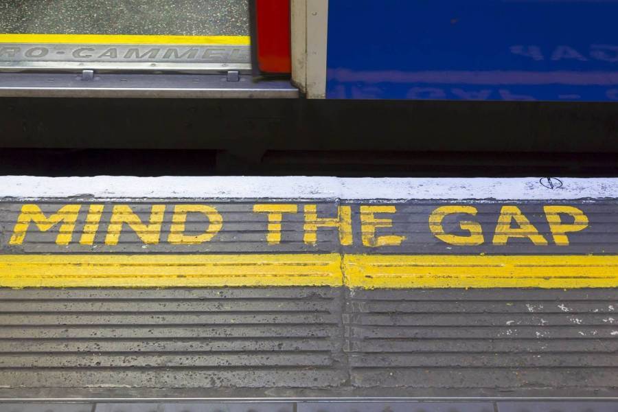 Mind the gap…