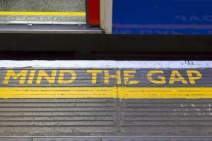 Mind the gap…