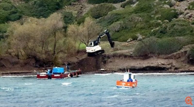 Ξεκίνησε η κατασκευή τουρκικού φυλακίου απέναντι από τα Ίμια
