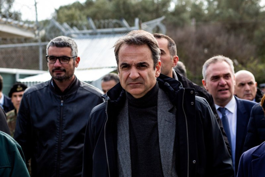 Στην παρουσίαση της αξιοποίησης του πρώην ΚΥΤ Μόριας ο Μητσοτάκης