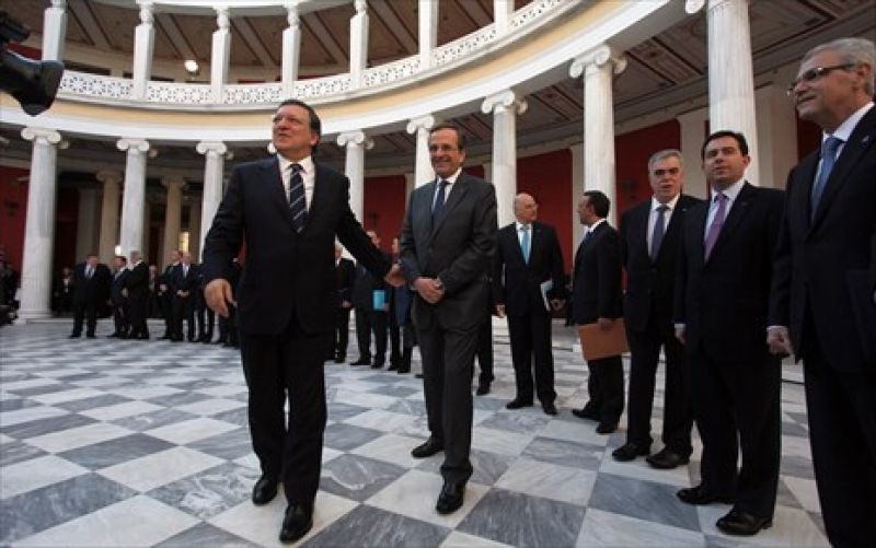 Σαμαράς &amp; Μπαρόζο: "Game Over" για την κρίση- "Δημοψήφισμα" για τις ευρωπαϊκές δυνάμεις οι ευρωεκλογές