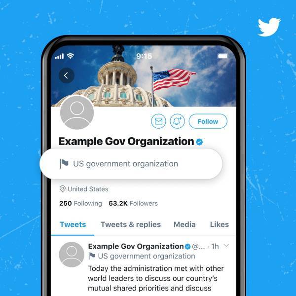 Twitter: Προσθέτει ετικέτες σε παγκόσμιους ηγέτες και κυβερνητικούς λογαριασμούς