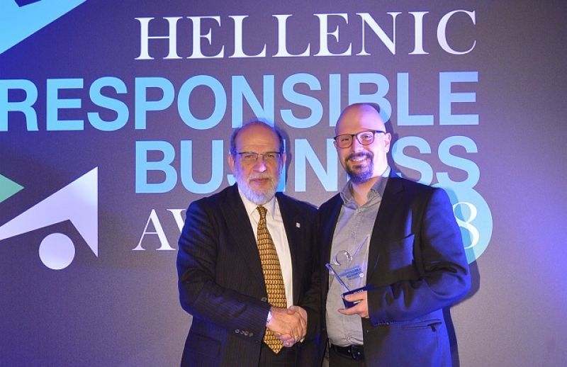 Βράβευση της Αθηναϊκής Ζυθοποιίας στα Hellenic Responsible Business Awards 2018