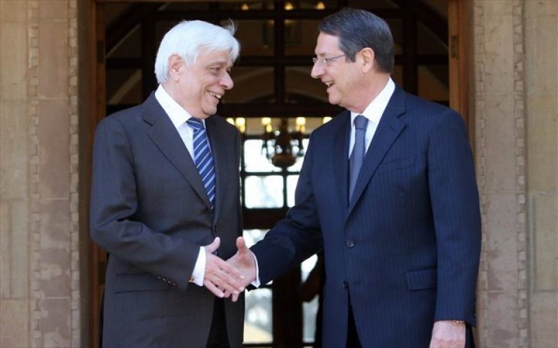Παυλόπουλος-Αναστασιάδης: Διασφαλίζουμε την ενότητα Ελλάδας-Κύπρου με κάθε θυσία