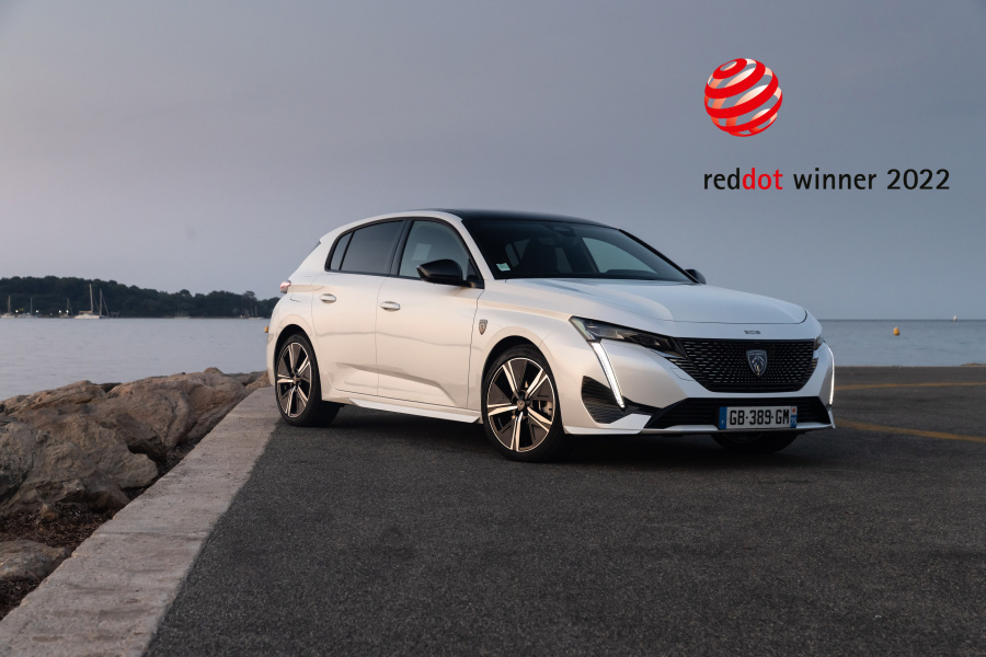 Το νέο Peugeot 308 κατέκτησε το πολυπόθητο βραβείο σχεδιασμού «Red Dot Award 2022»!