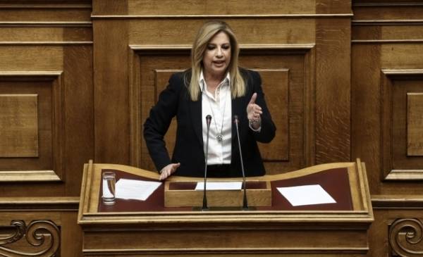 Γεννηματά: Στο βωμό της πολιτικής επιβίωσης χάθηκε άλλη μια ευκαιρία