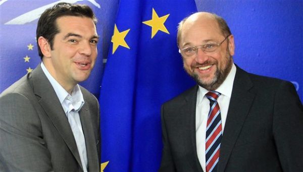 Στη σκιά της διαφωνίας για τις κυρώσεις στη Ρωσία η συνάντηση Τσίπρα-Σουλτς
