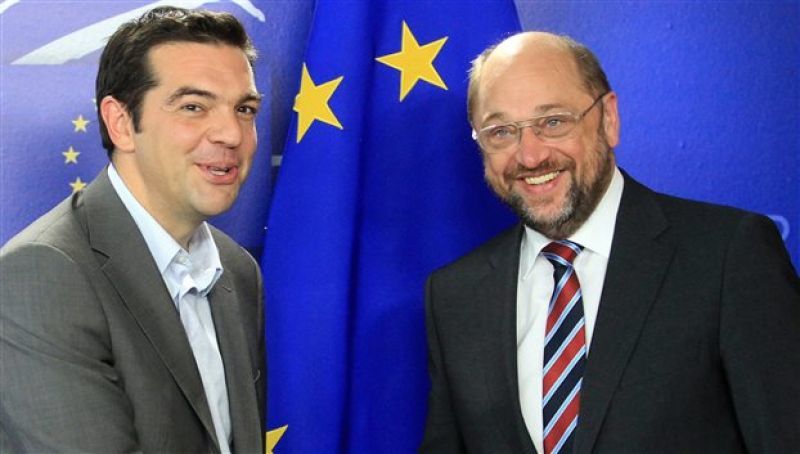 Στη σκιά της διαφωνίας για τις κυρώσεις στη Ρωσία η συνάντηση Τσίπρα-Σουλτς