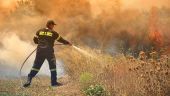 Πυρκαγιά σε χωριά της Θεσσαλονίκης