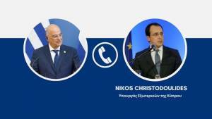 Νέα επικοινωνία Δένδια- Χριστοδουλίδη για τις παράνομες τουρκικές ενέργειες