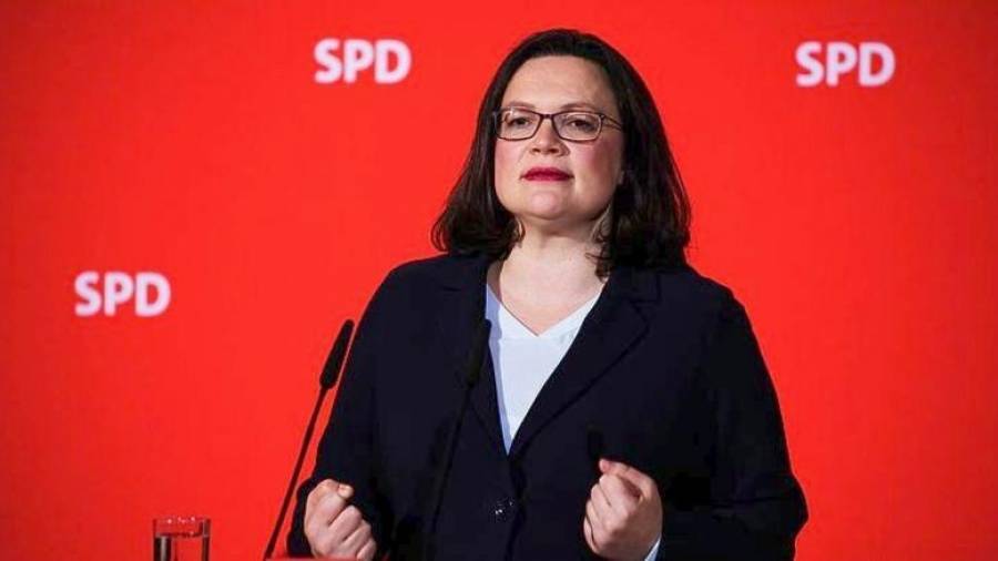 Γερμανία: Παραιτήθηκε η Νάλες από την ηγεσία του SPD