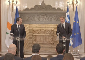 Μητσοτάκης- Χριστοδουλίδης σε συντονισμό για δίκαιη επίλυση του Κυπριακού