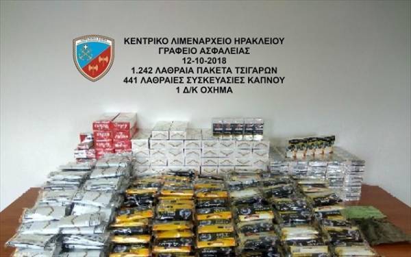 Σύλληψη 28χρονου για κατοχή-διακίνηση λαθραίων τσιγάρων στο Ηράκλειο