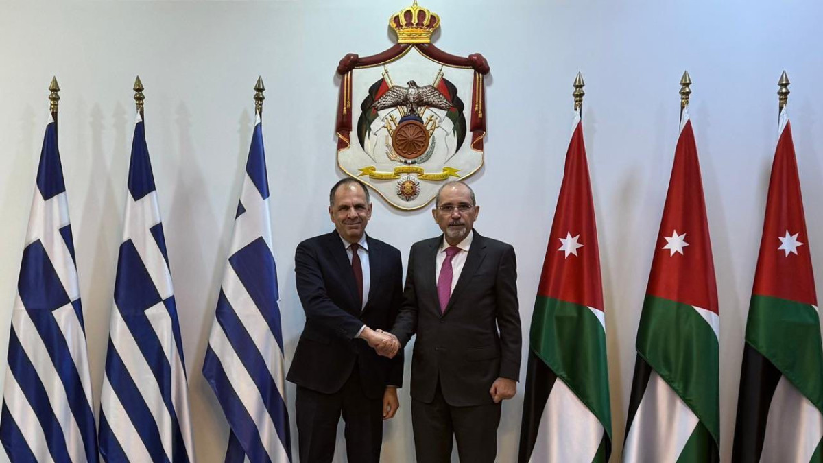 Γεραπετρίτης: Πυλώνας σταθερότητας η Ιορδανία- Στόχος μία βιώσιμη Γάζα