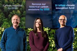 Microsoft: Αρνητικό αποτύπωμα άνθρακα ως το 2030