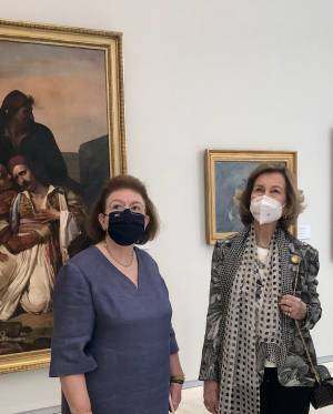 H βασιλομήτωρ της Ισπανίας, Σοφία, στην Εθνική Πινακοθήκη