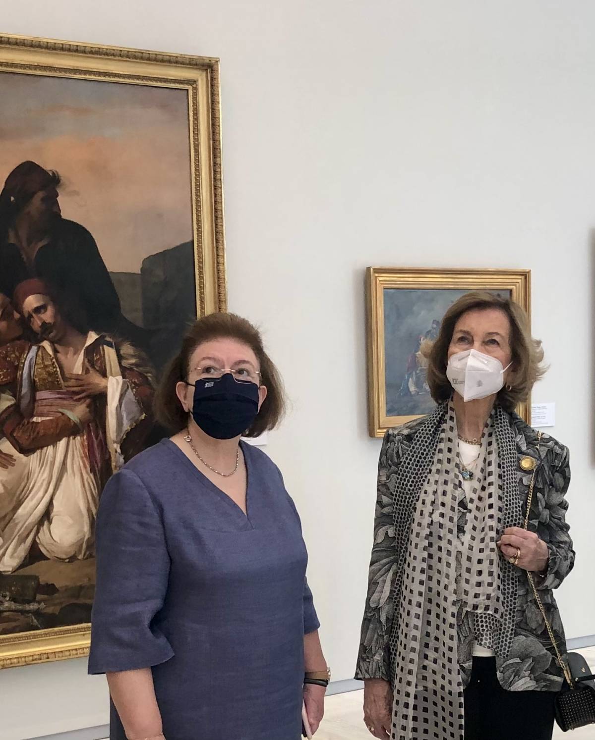 H βασιλομήτωρ της Ισπανίας, Σοφία, στην Εθνική Πινακοθήκη