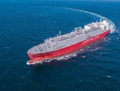 Παραδόθηκε στην Capital Gas το LNG Carrier ‘Adamastos’