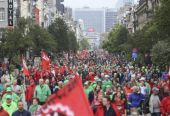 Μεγάλη διαδήλωση κατά της λιτότητας στις Βρυξέλλες