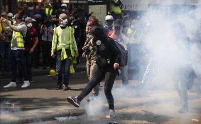 Πρωτομαγιά με επεισόδια στο Παρίσι-Συγκρούσεις και συλλήψεις
