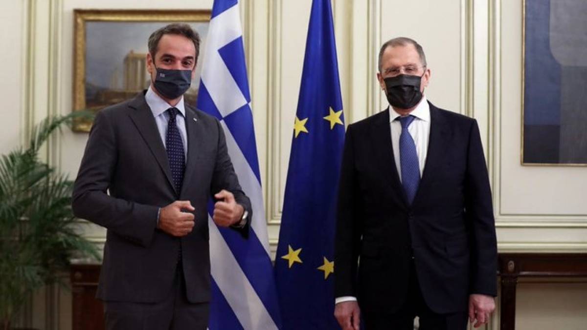Λαβρόφ σε Μητσοτάκη:Η Ρωσία θα συμβάλει για ομαλοποίηση στα ελληνοτουρκικά