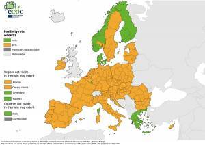 Κορονοϊός-ECDC: Υπό του 4% το ποσοστό θετικότητας στην Ελλάδα