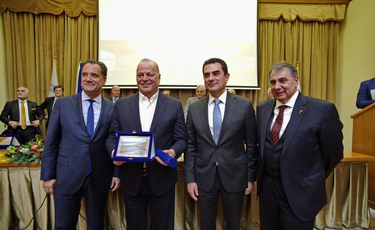 Επίτιμα μέλη του Ε.Β.Ε.Π. Γεραπετρίτης, Μυτιληναίος, Βαφειάς, Θεοδοσίου και Κούστας