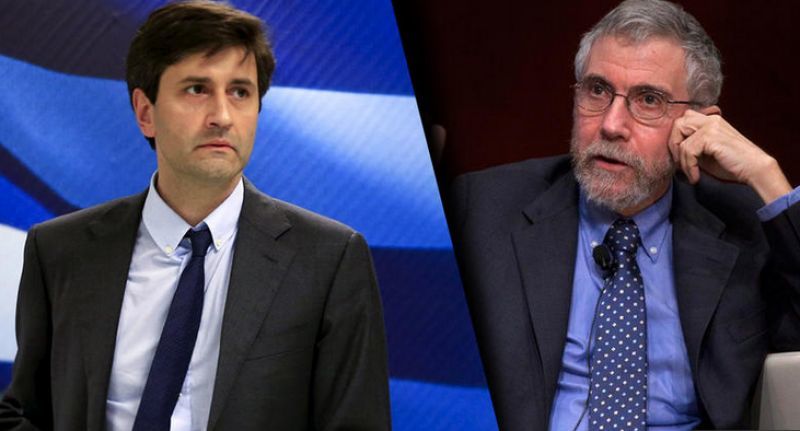 Τετ α τετ Χουλιαράκη με Κρούγκμαν