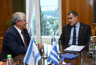 Παναγιωτόπουλος: Συνάντηση με τον Διευθυντή του Υπουργείου Άμυνας του Ισραήλ