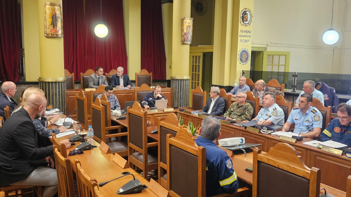 Τουρνάς-Λέσβος: Σύσκεψη για την αντιπυρική περίοδο στην Περιφέρεια Βορείου Αιγαίου