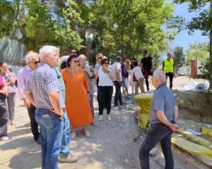 Αυτοψία της Λίνας Μενδώνη στα έργα αποκατάστασης του Τατοΐου – Στόχος η απόδοση στους πολίτες το 2026