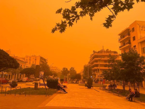 Κορυφώνεται η μεταφορά αφρικανικής σκόνης- Πότε υποχωρεί το φαινόμενο