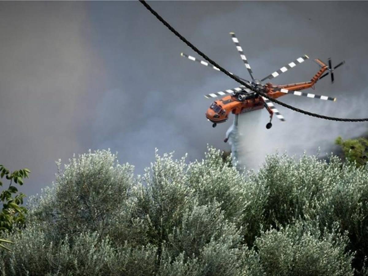 Ηλεία: Σε ύφεση η πυρκαγιά στην Δαφνιώτισσα