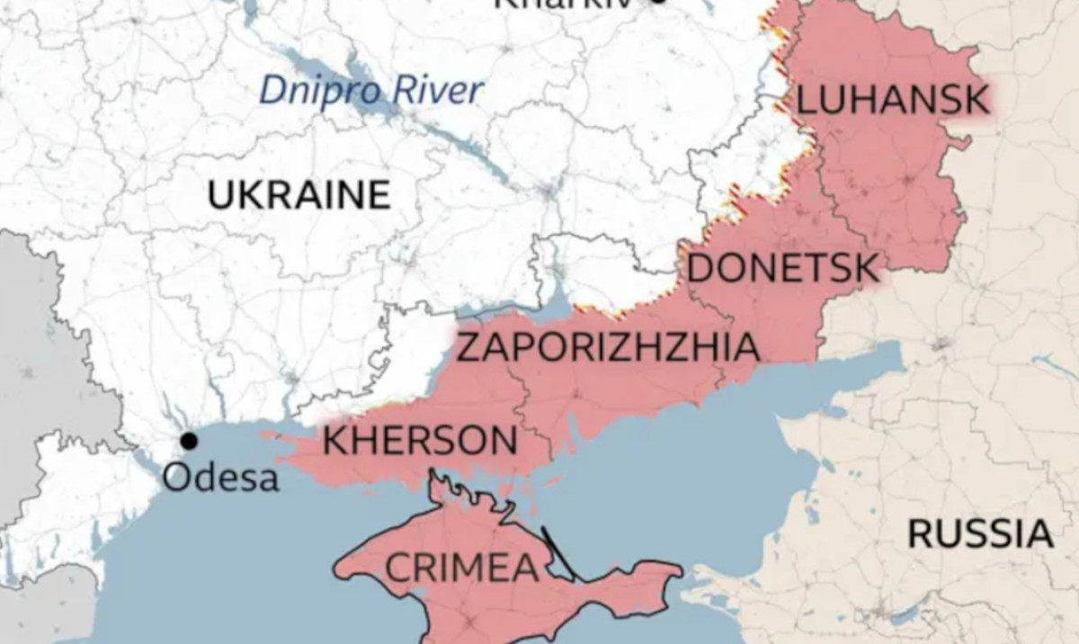 BBC: Οι περιοχές της Ουκρανίας που θέλει ο Πούτιν - Κομβικό το Ντονμπάς