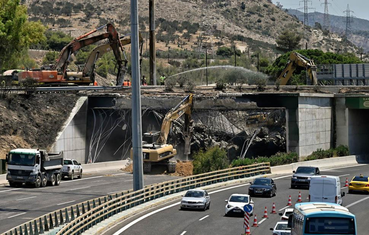 Ανοίγει μια λωρίδα και η ΛΕΑ στην Αθηνών-Κορίνθου