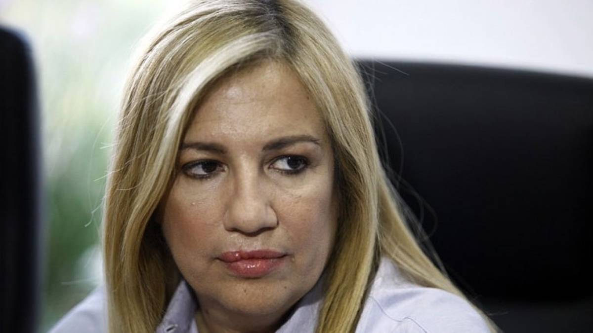 Δεν αποκλείει η Γεννηματά μια κυβέρνηση ΣΥΡΙΖΑ-ΝΔ-ΚΙΝΑΛ