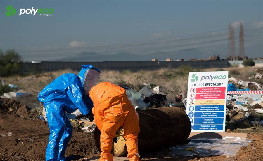 POLYECO Α.Ε.: Απομάκρυνση τοξικού αερίου χλωρίου στον Ασπρόπυργο