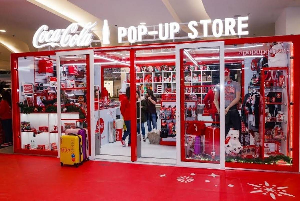 Tο Coca-Cola Pop-Up Store ανοίγει και φέτος στο Golden Hall