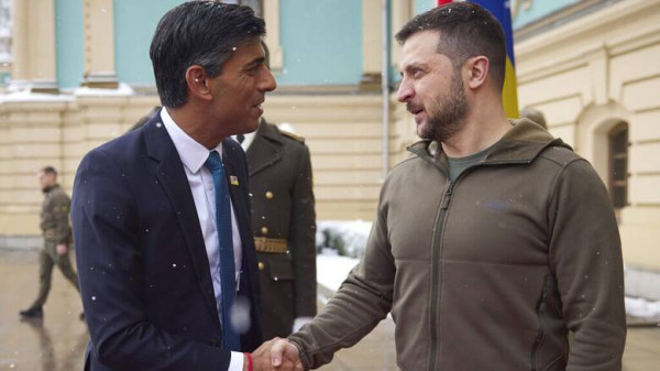 Σούνακ από Κίεβο: Πακέτο αεράμυνας £50 εκατ. στην Ουκρανία