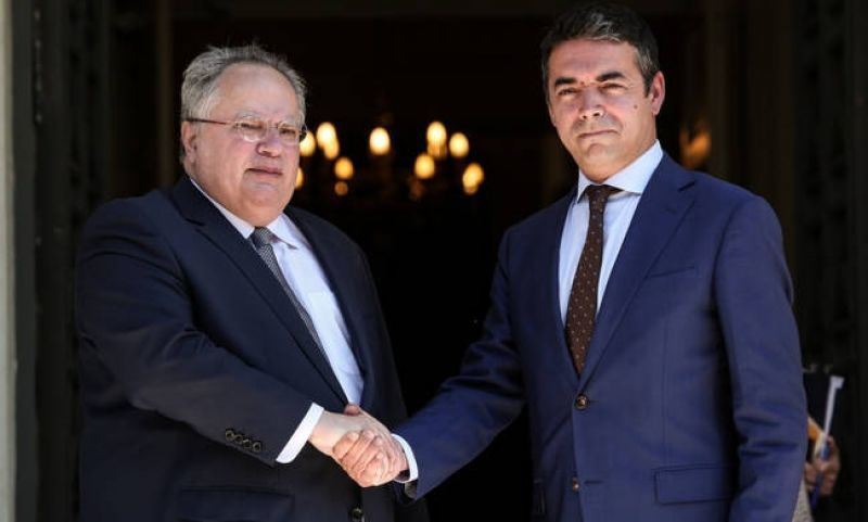 Κρίσιμη επαφή Κοτζιά-Ντιμιτρόφ για το Σκοπιανό, παρουσία του Νίμιτς