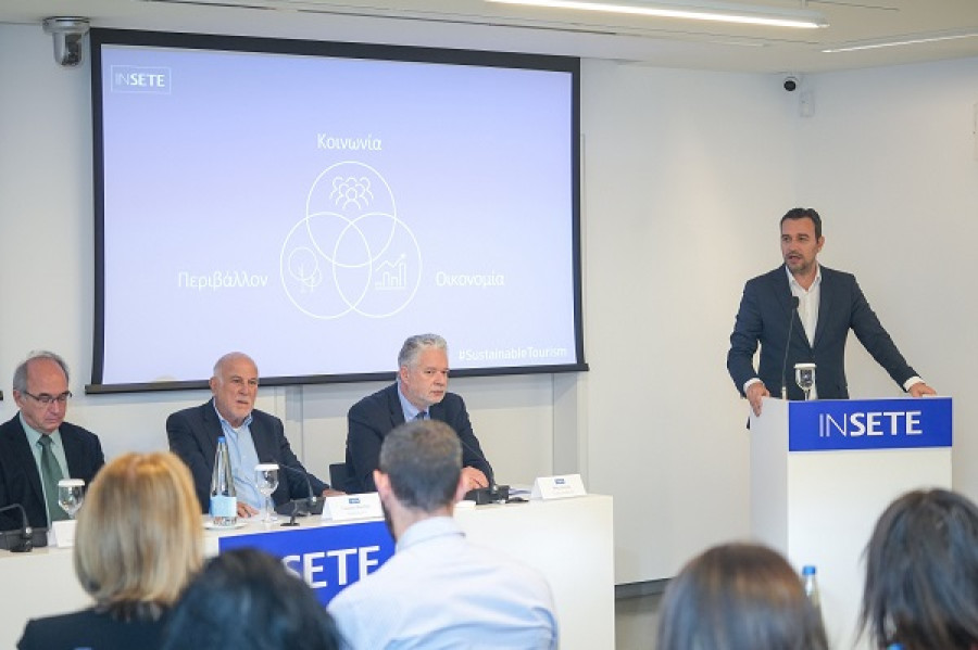 INΣΕΤΕ: Παρεμβάσεις και προτεραιότητες για τη βιώσιμη ανάπτυξη του τουρισμού