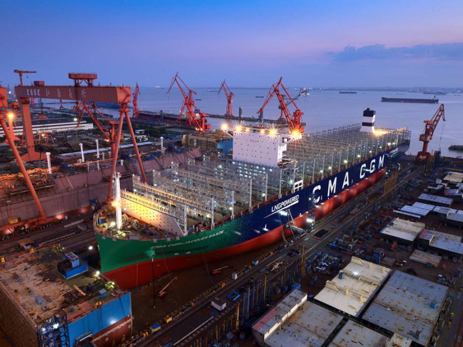 CMA CGM: Συμφωνία για έξι πλοία με τη Samsung Heavy
