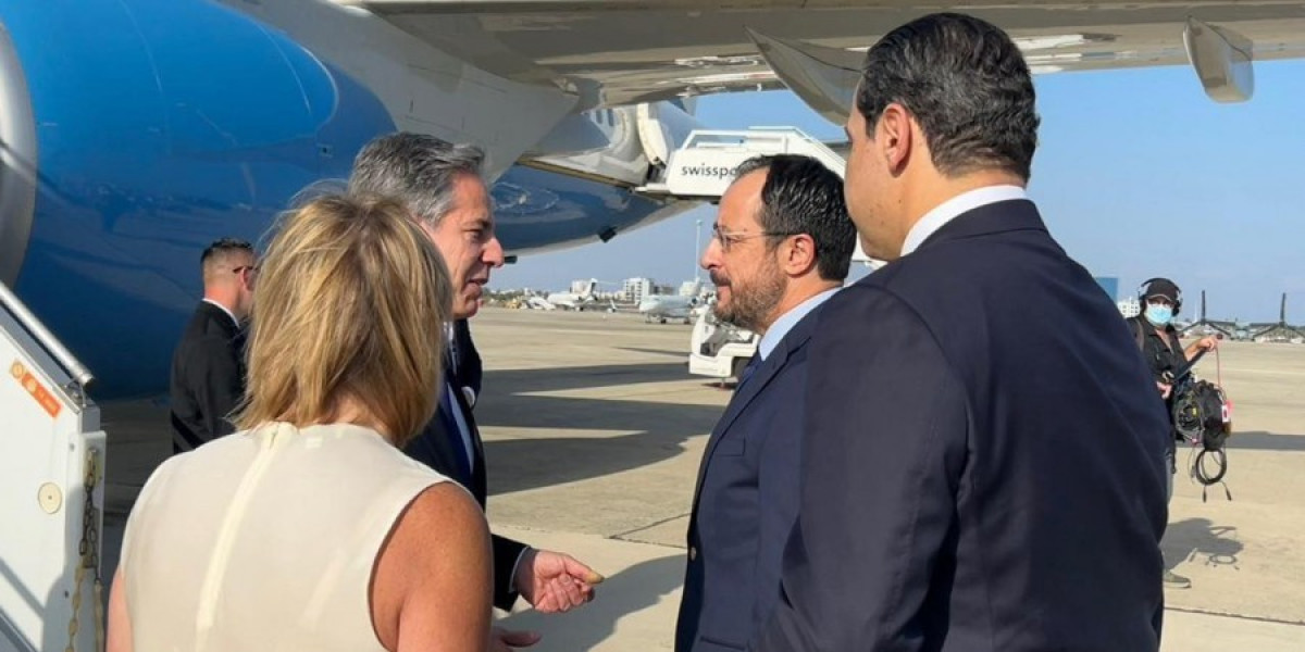 Χριστοδουλίδης: Παρουσίασε στον Μπλίνκεν το σχέδιο για ανθρωπιστική βοήθεια