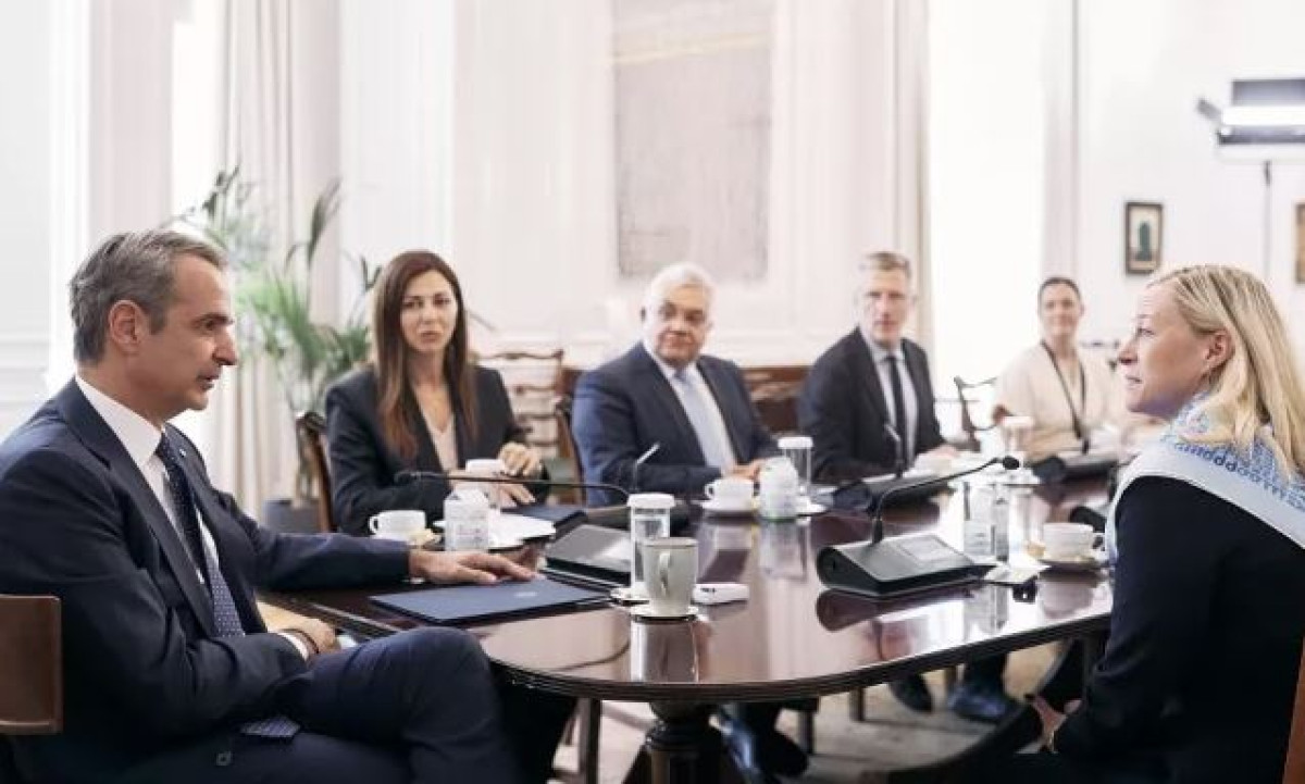 Συνάντηση Μητσοτάκη με πρόεδρο του Yale: «Ενισχύουμε τη συνεργασία ελληνικών πανεπιστημίων με κορυφαία ιδρύματα του εξωτερικού»